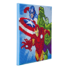 Obraz Superhrdinovia Marvel (30x30 cm) vykladanie z diamantov