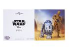 Pohľadnica R2-D2 a C-3PO Star Wars vykladanie z diamantov