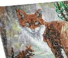 Obraz Líška (30x30 cm) vykladanie z diamantov