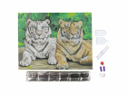 Obraz Tigre (40x50 cm) vykladanie z diamantov