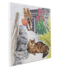 Obraz Hravý Peter Rabbit (30x30 cm) vykladanie z diamantov