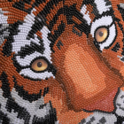 Obraz v lištách Kráľovský tiger (35x45 cm) vykladanie z diamantov