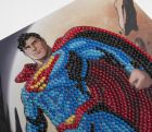 Pohľadnica Superman DC vykladanie z diamantov