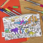 Peračník na opätovné maľovanie Dinosaury