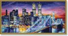 Maľovanie podľa čísel Nočný Manhattan (40x80 cm) Schipper