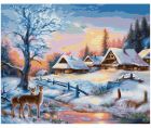 Maľovanie podľa čísel Zimná krajina (24x30 cm) Schipper