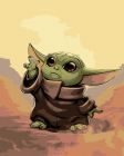 Maľovanie podľa čísel Baby Yoda 40x50cm Zuty