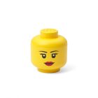LEGO úložná hlava (mini) Dievča