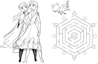 Puzzle Ľadové kráľovstvo 2 24 Super Maxi Trefl