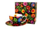 Jumbo porcelánová šálka s podšálkou Ethnic 470 ml