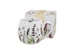 Porcelánový sudový hrnček Levanduľa 430 ml