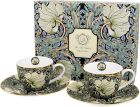 Sada dvoch espresso šálok s podšálkou William Morris - Pimpernel 110 ml