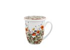 Porcelánový hrnček so sitkom a krytom Wild Bird - Divý vták 380 ml