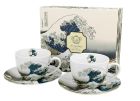Sada dvoch šálok s podšálkou K. Hokusai - The Great Wave 280 ml