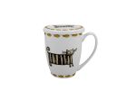 Porcelánový hrnček so sitkom a krytom Classic Cats - Mačky 380 ml