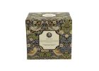 Porcelánový sudový hrnček so sitkom a krytom William Morris - Strawberry Thief Blue 430 ml