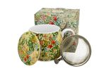 Porcelánový sudový hrnček so sitkom a krytom William Morris - Golden Lilly 430 ml