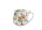 Porcelánový sudový hrnček so sitkom a krytom Yvonne 430 ml