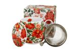 Porcelánový sudový hrnček so sitkom a krytom Felicity 430 ml