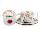 Sada dvoch luxusných šálok s podšálkou Sakura & Cranes 270 ml