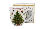 Porcelánový hrnček XXL Vianočný strom 1000 ml