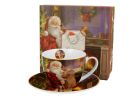 Porcelánová šálka s podšálkou Santov list 250 ml
