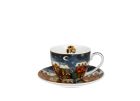 Porcelánová šálka s podšálkou Vianočné mesto 250 ml