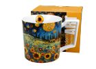 Jumbo porcelánový hrnček Slnečnicové pole 750 ml