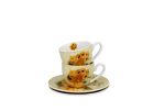 Sada dvoch espresso šálok s podšálkou Vincent Van Gogh - Sunflowers 110 ml