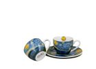 Sada dvoch espresso šálok s podšálkou Vincent Van Gogh - Starry Night 110 ml