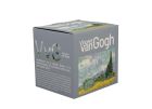 Porcelánový sudový hrnček so sitkom a krytom Vincent Van Gogh - Wheat Field 430 ml