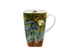 Porcelánový hranatý hrnček Vincent Van Gogh - Irises 650 ml