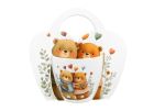 Klasický porcelánový hrnček Zaľúbené medvede 460 ml
