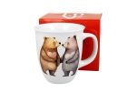 Porcelánový hrnček Medvede so srdiečkom 650 ml