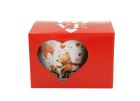 Porcelánový hrnček Medveď na bicykli 460 ml