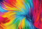 Puzzle Farebné vírenie farieb 1000 Enjoy