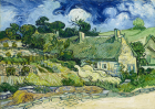Puzzle Vincent Van Gogh: Thatched Cottages at Cordeville 1000 Enjoy