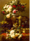 Puzzle Jean-Baptiste Robie: Flowers and Fruit 1000 Enjoy