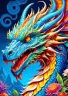 Puzzle Modrý drak 1000 Enjoy