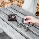 Kikkerland Štamprlíky v koženom puzdre 4 ks