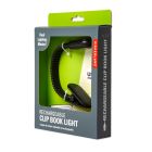 Kikkerland Nabíjateľná lampa na čítanie s klipom čierna