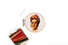 Kikkerland Mini súprava na vyšívanie Frida