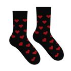 Detské ponožky Malé srdiečka čierne HestySocks (veľkosť: 30-34)