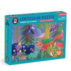 Puzzle holografické Deň a noc v lese 75 Mudpuppy