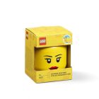 LEGO úložná hlava (mini) Dievča
