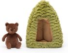 Lesný medveď v brlohu plyšová hračka JELLYCAT