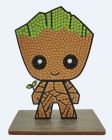 Figúrka Groot Marvel vykladanie z diamantov