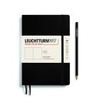 Zápisník LEUCHTTURM1917 Softcover Medium (A5) Black, 123 p., čistý