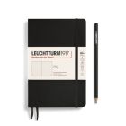 Zápisník LEUCHTTURM1917 Softcover paperback (B6+) Black, 123 p., bodkovaný