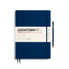 Zápisník LEUCHTTURM1917 Master Slim (A4+) Navy, 123 p., bodkovaný